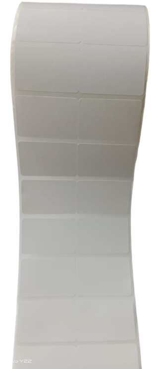 Solitaire 38x25MM Buttcut Chromo/Paper Label, 2 UP, 1 roll of 4000 ...